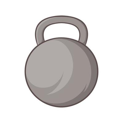 Sports weight icon, cartoon style