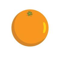 icono naranja, estilo plano vector