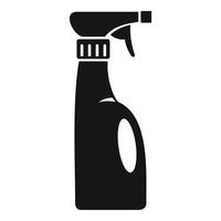 icono de botella de spray, estilo simple vector