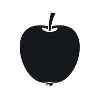 icono de manzana, estilo simple vector