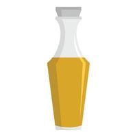 Vinegar icon, flat style vector