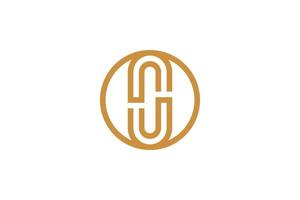 Abstract luxury monoline Letter O Logo vector