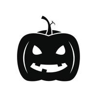 Halloween pumpkin icon, simple style vector