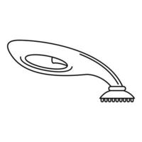 Hand vacuum cleaner icon, outline style vector