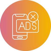 AD Block Vector Icon