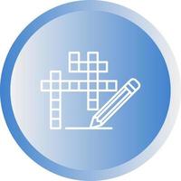 Crossword Vector Icon