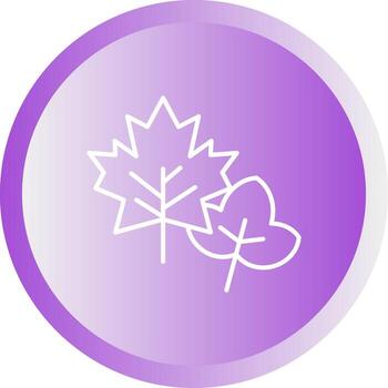 icono de vector de hoja