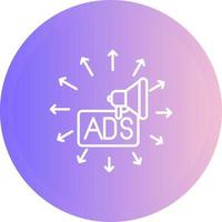 Advertising Submission Vector Icon