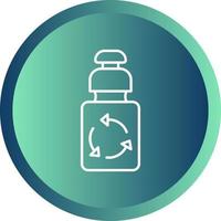 Eco Bottle Vector Icon