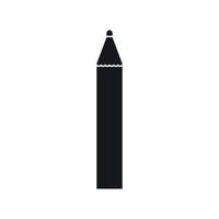 Pencil icon, simple style vector