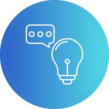 icono de vector de idea