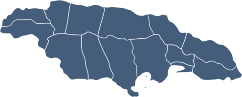 scarabocchio a mano libera disegno di Giamaica carta geografica. png