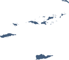 dibujo a mano alzada del mapa de las islas vírgenes. png
