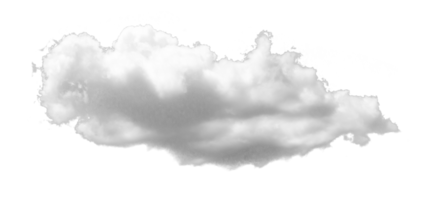 découpe de nuage blanc sur fond et texture. png