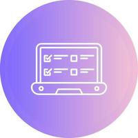 Online Exam Vector Icon