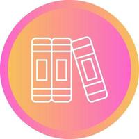 icono de vector de libros