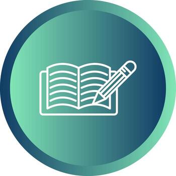 icono de vector de estudio