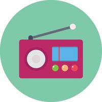 radio vector illustration on a background.Premium quality symbols.vector icons for concept and graphic design.