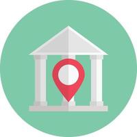 bank location vector illustration on a background.Premium quality symbols.vector icons for concept and graphic design.