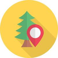 forest location vector illustration on a background.Premium quality symbols.vector icons for concept and graphic design.