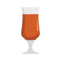 Alcohol icon, flat style. vector