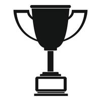 Cup award icon vector simple