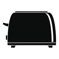 Old toaster icon, simple style vector