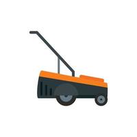 Hand grass cutter icon, flat style vector