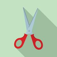 Scissors icon, flat style vector