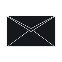 Closed envelope icon, simple style vector