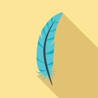 icono de pluma de impresión, estilo plano vector