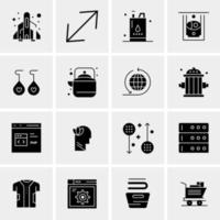 16 Universal Business Icons Vector Creative Icon Illustration to use in web and Mobile Related project