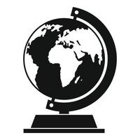 Globe icon, simple style. vector