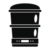 Food processor machine icon, simple style vector