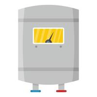 Interior boiler icon, flat style vector