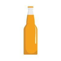 Closed bottle icon, flat style. vector