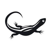 icono de lagarto, estilo simple vector