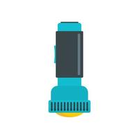 Flashlight icon, flat style vector