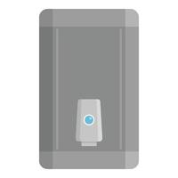 Kitchen boiler icon, flat style vector