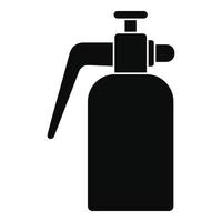 Garden spray bottle icon, simple style vector