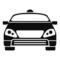 Smart modern car icon, simple style vector