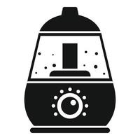 icono de humidificador de habitación, estilo simple vector