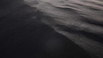 Sun Glistening Sand Blowing Over Sand Dune In Desert, Middle East video