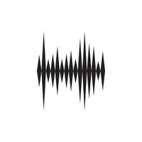 Sound waves vector illustration