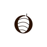 Cocoon logo template vector icon illustration