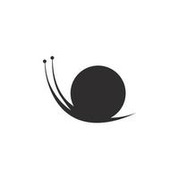 ilustración de icono de vector de plantilla de logotipo de caracol