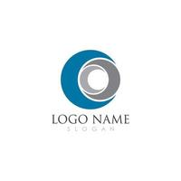 circle logo vector template icon illustration