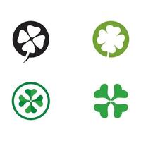 Clover Leaf Logo Template Design Vecto vector