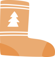 Christmas socks for Christmas. PNG illustration.