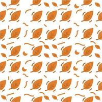 leaves seamless pattern vector